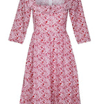 Onirik Dress Marisol Dress / Pink + Milkly White Liberty Floral Cotton