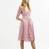 Onirik Dress Marisol Dress / Pink + Milkly White Liberty Floral Cotton
