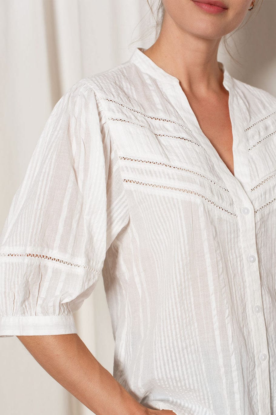 OPHELIA & INDIGO Blouses Hattie Top