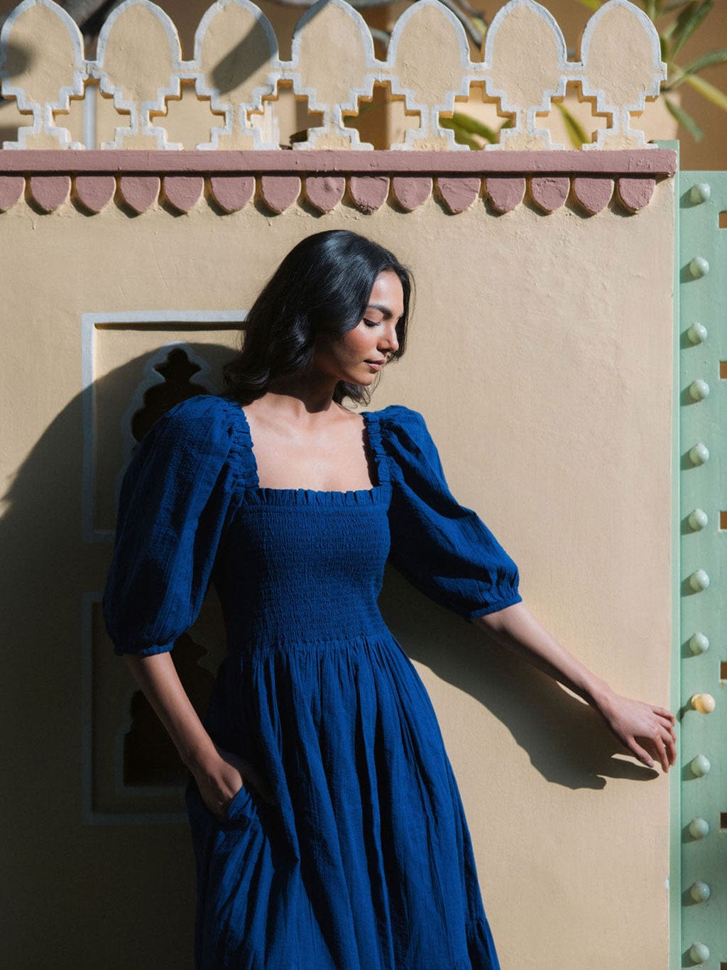 OPHELIA & INDIGO Dress Elsie Dress True Blue