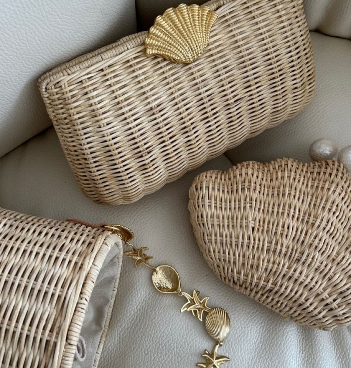 POOLSIDE Handbags The Island Bucket Bag