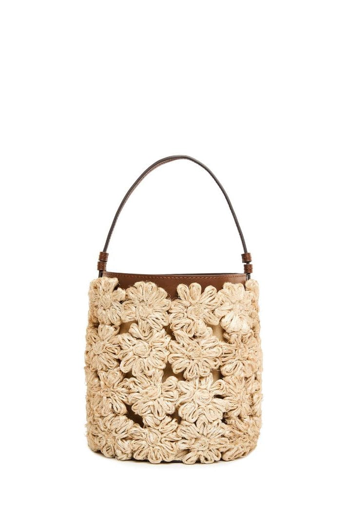 POOLSIDE Handbags The Ravello Floral Bucket Bag