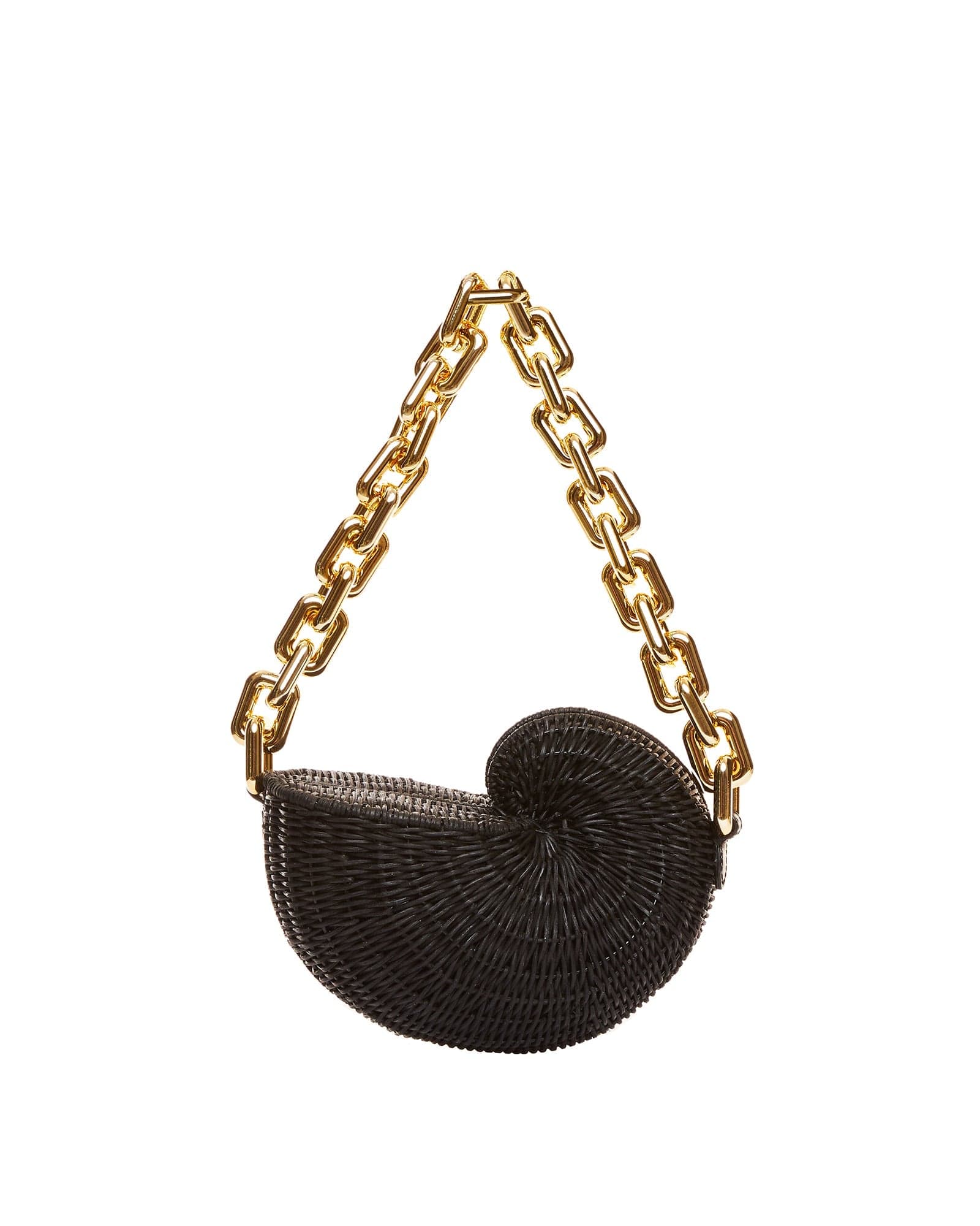 POOLSIDE Black Wicker The Anna Conch