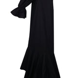 Puka Dress Ruffle Maxi