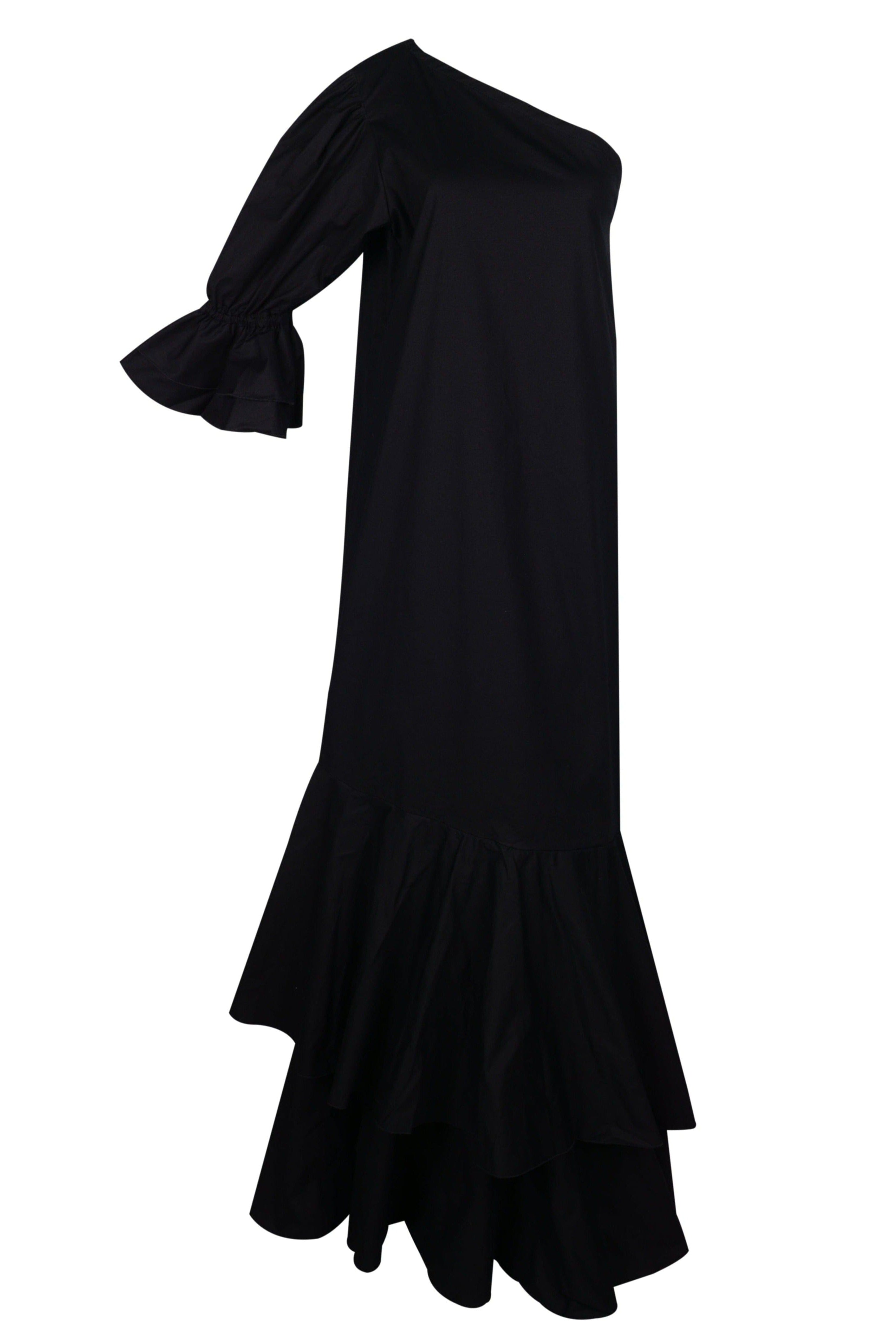 Puka Dress Ruffle Maxi