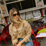 Puka Tops Camel Ulu | White Fringe