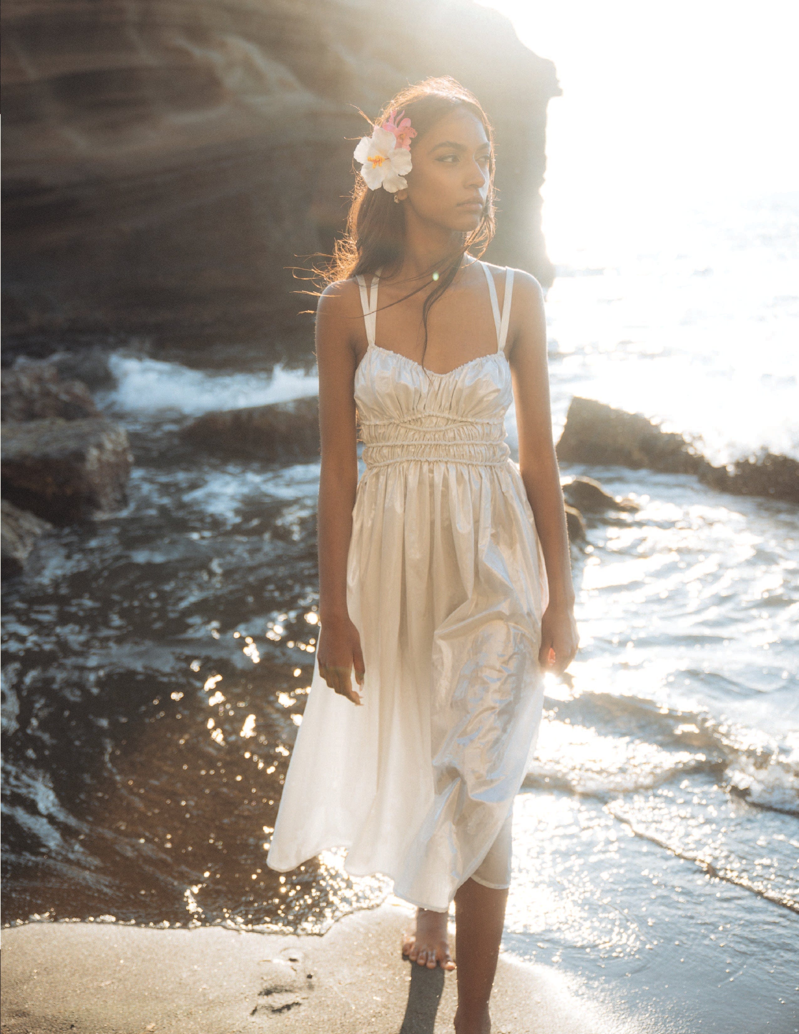 Rebecca Elizabeth Dress Lucilla Aurora Metallic