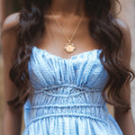 Rebecca Elizabeth Dress Lucilla Azzuro Stripe