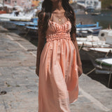 Rebecca Elizabeth Dress Lucilla Melon Sorbet