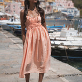 Rebecca Elizabeth Dress Lucilla Melon Sorbet