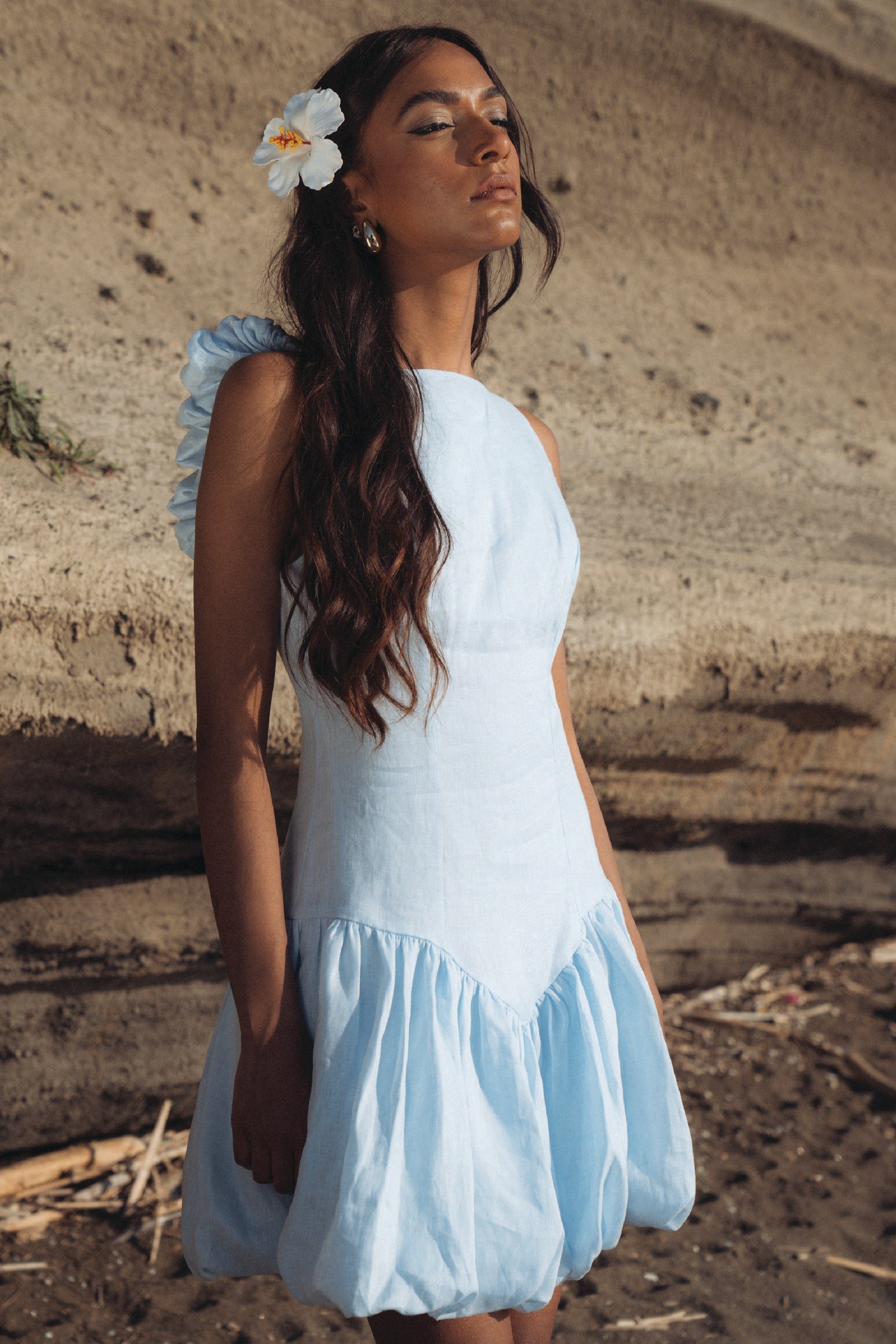 Rebecca Elizabeth Dress 00/0 / Cloud Blue Novella Cloud Blue