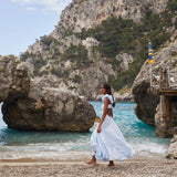 Rebecca Elizabeth Dresses Elektra Cloud Blue