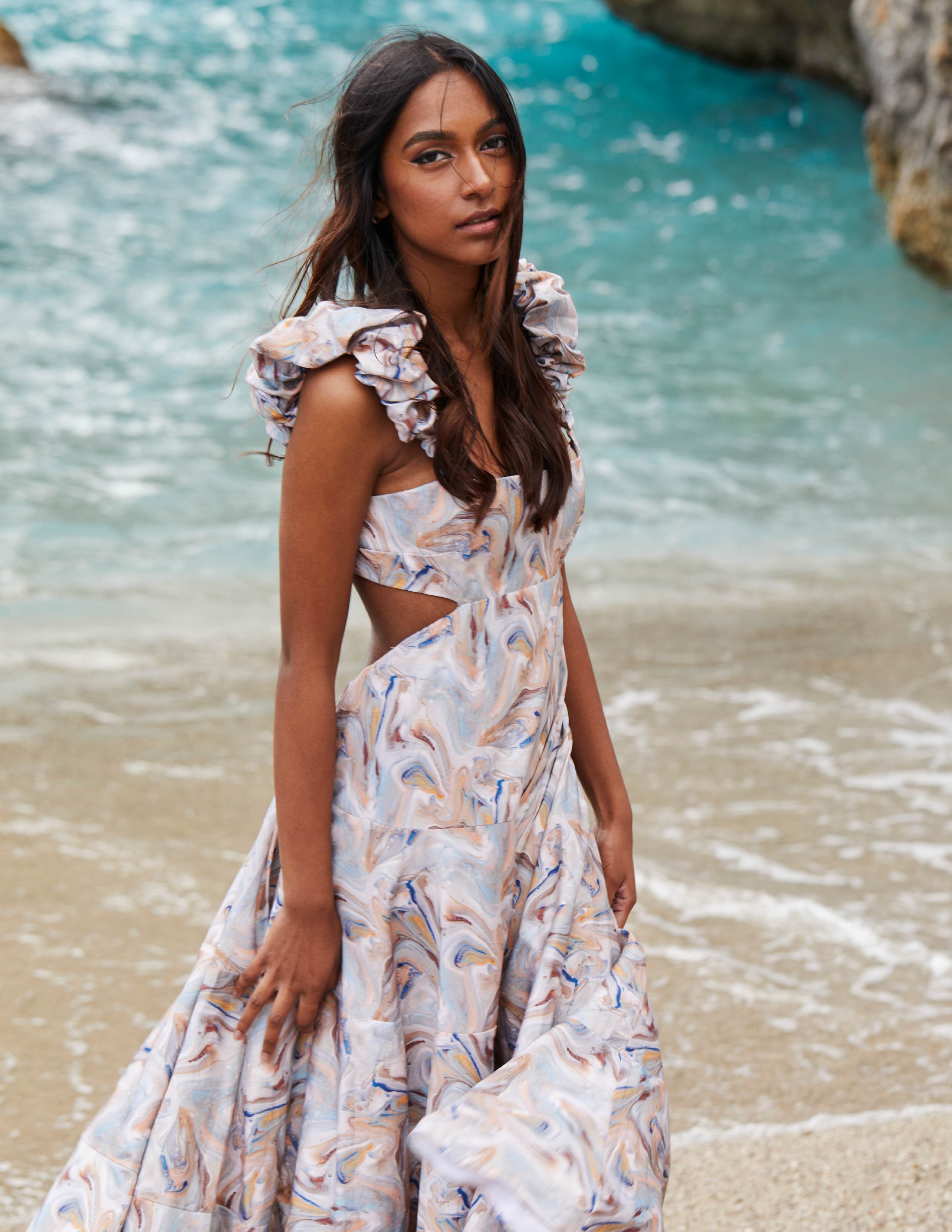 Rebecca Elizabeth Dresses Elektra Marble