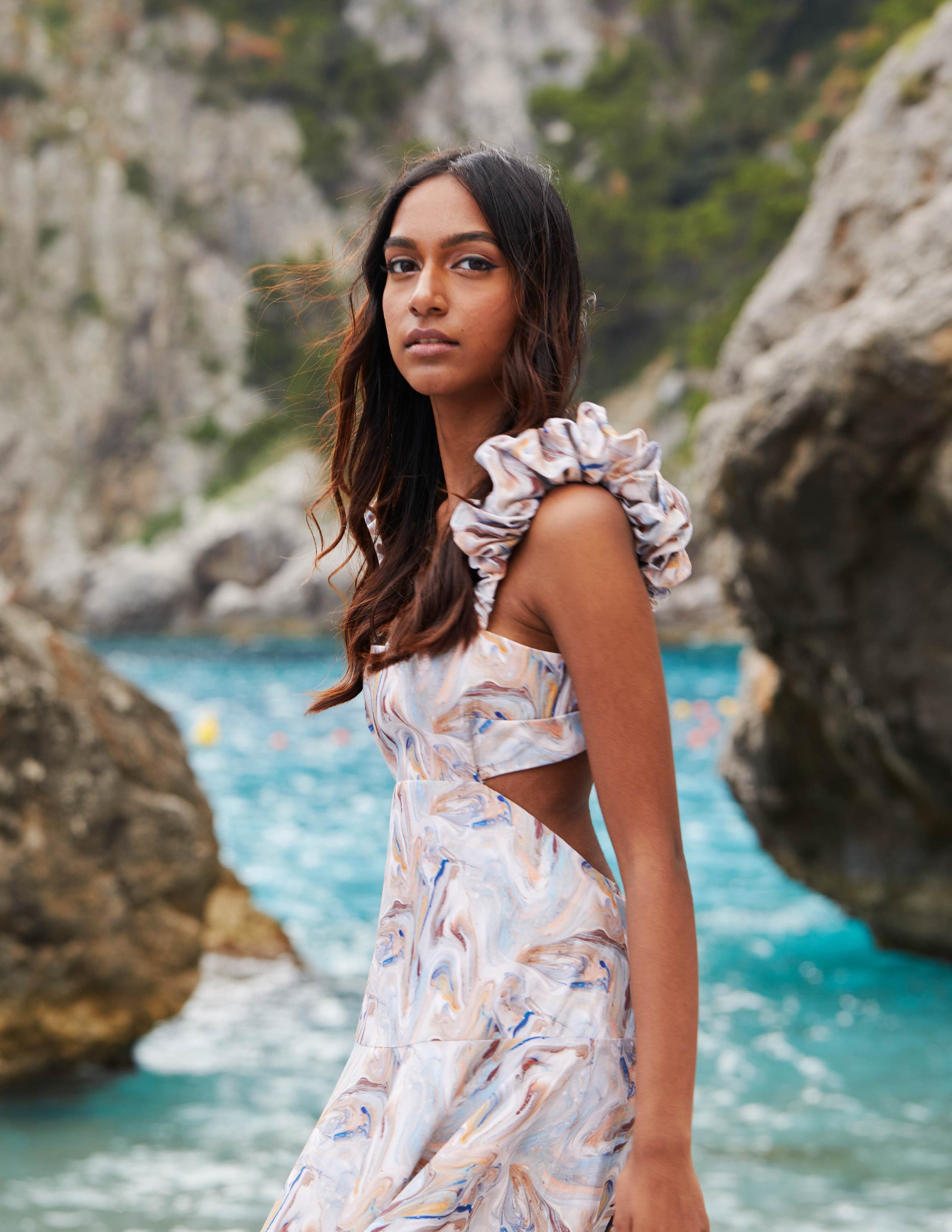 Rebecca Elizabeth Dresses Elektra Marble