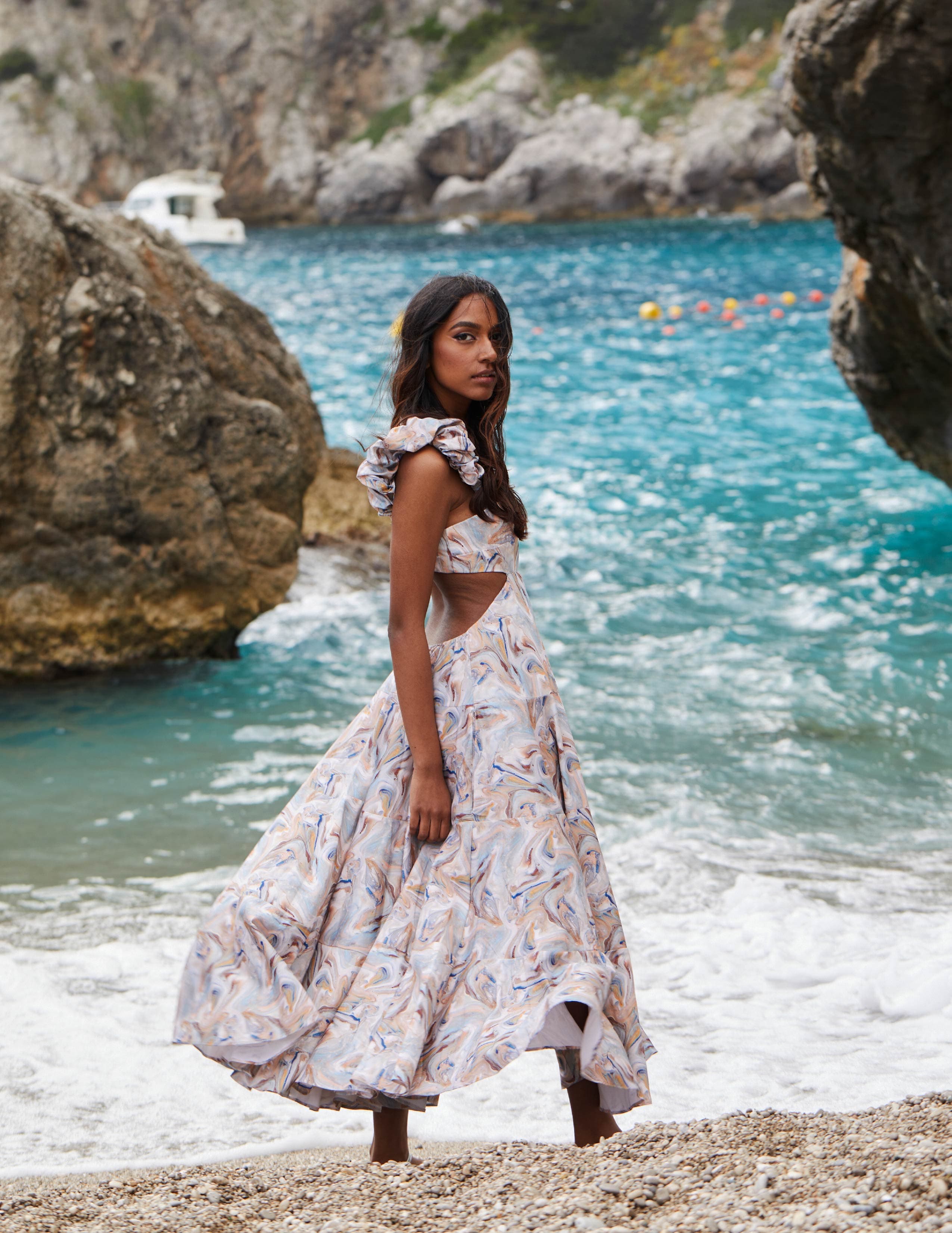 Rebecca Elizabeth Dresses Elektra Marble
