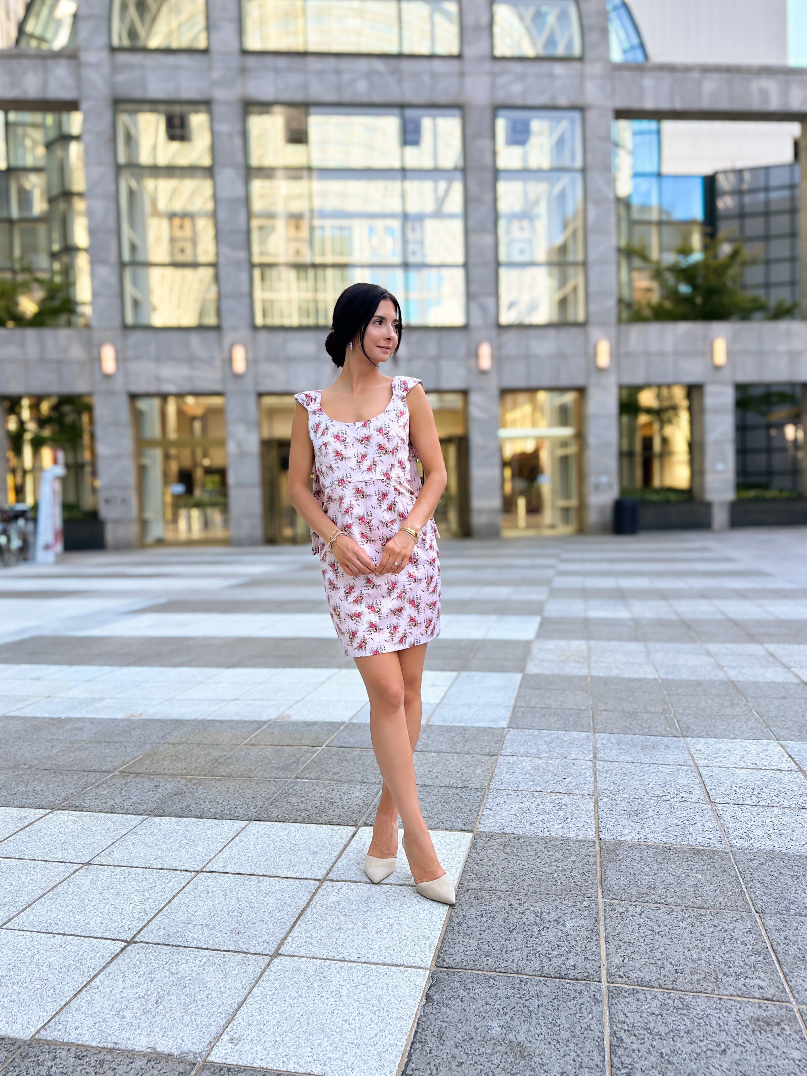 Rêveux Dress Adeline Stretch Satin Mini Dress