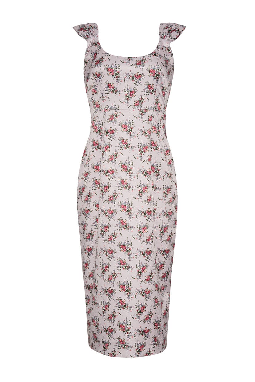 Rêveux Dress Antoinette Stretch Satin Midi Dress