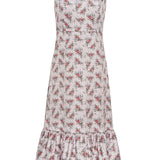 Rêveux Dress Auden Stretch Satin Ruffle Midi Dress