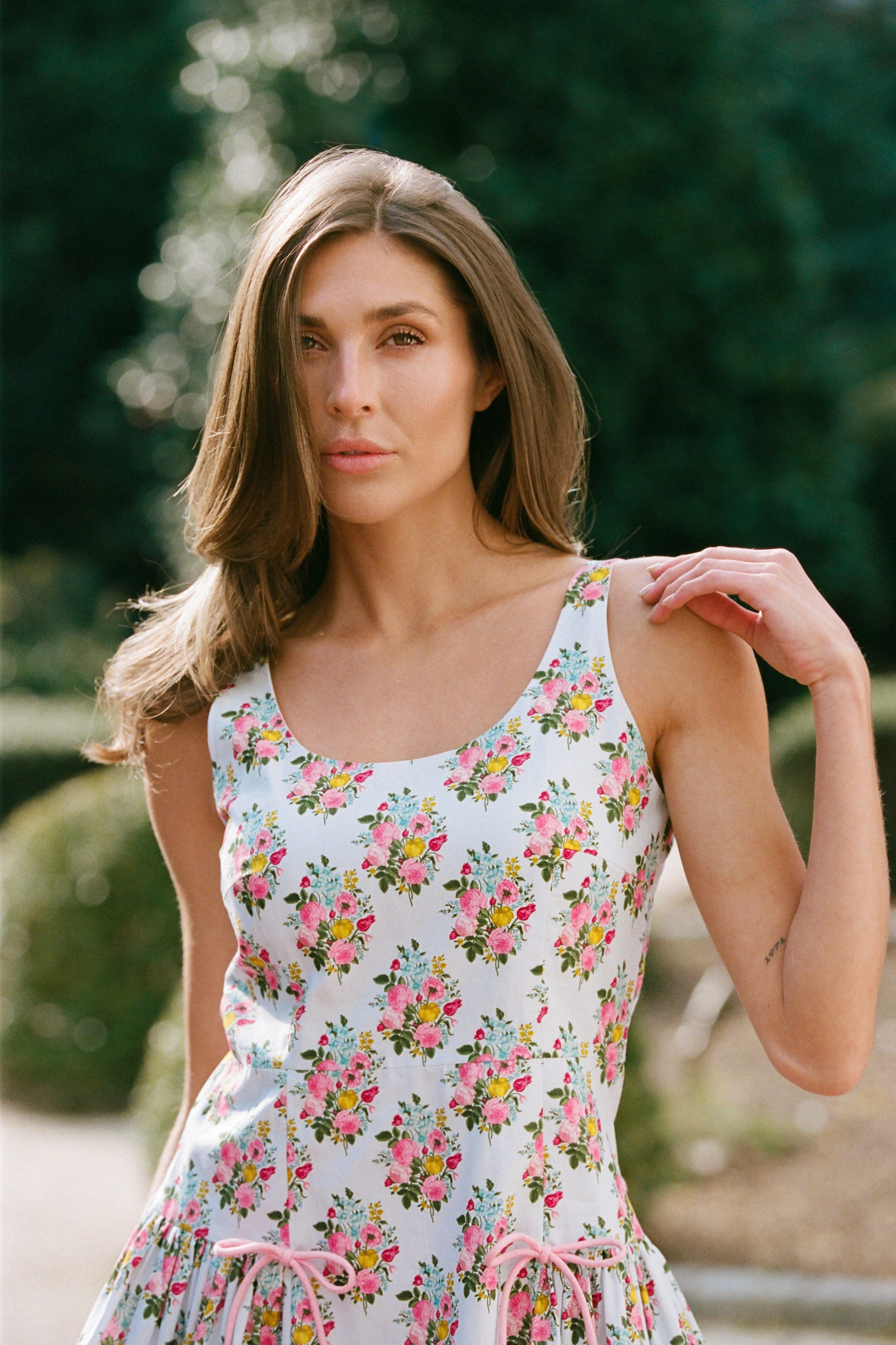 Rêveux Dress Catherine Floral Mini Cotton Dress