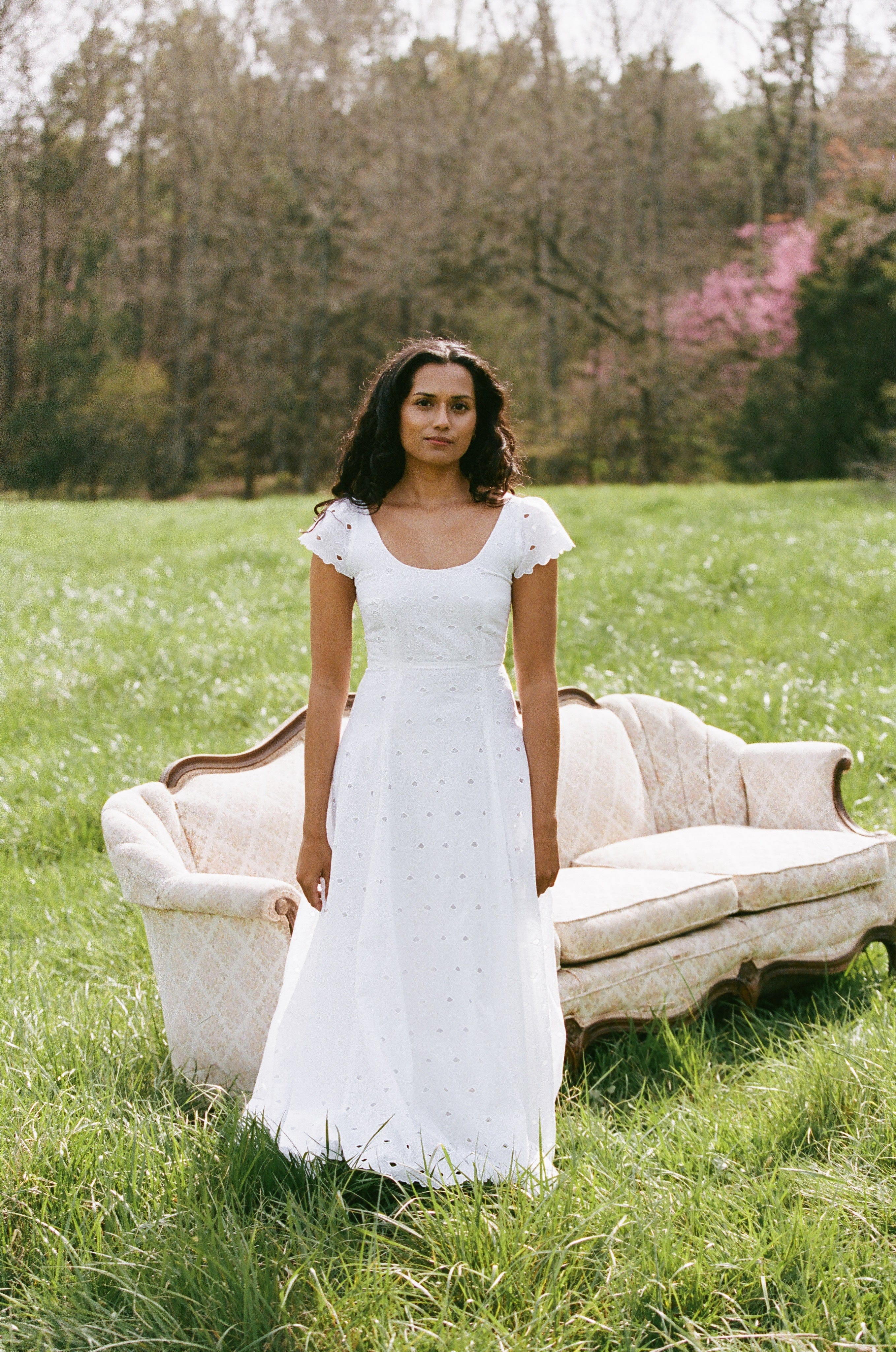 Rêveux Dress Felicity Embroidered Eyelet Dress