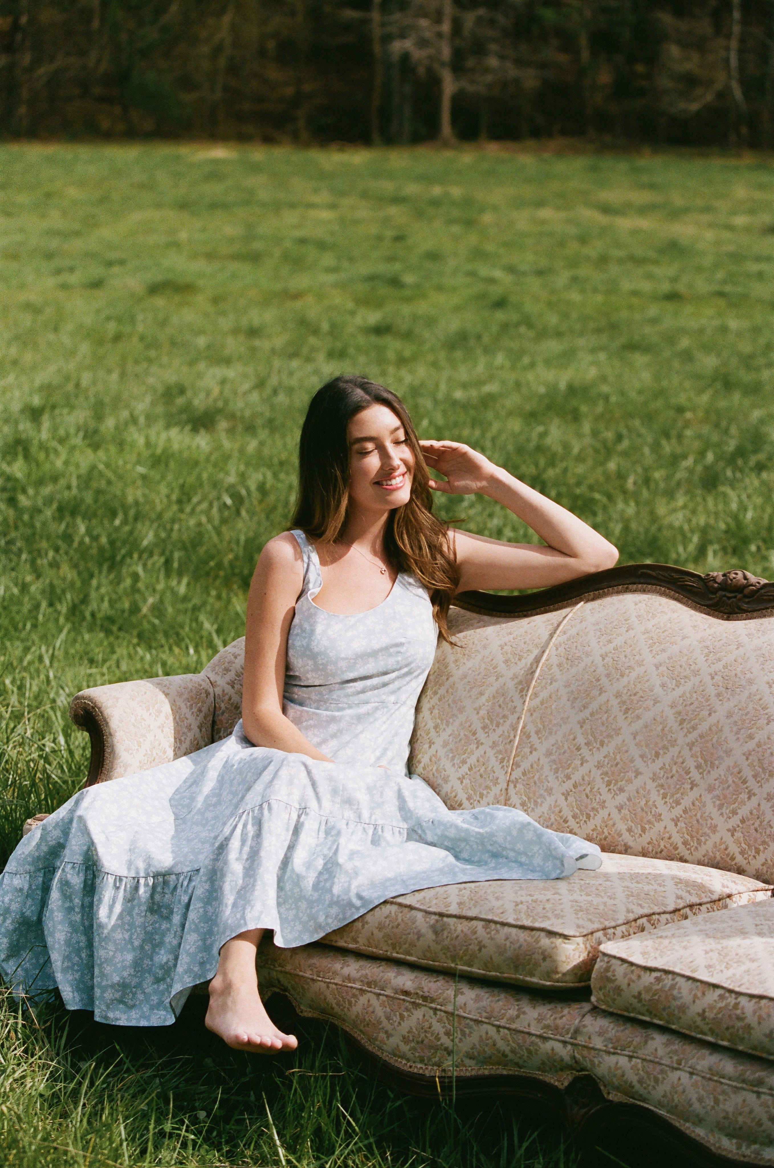 Rêveux Dress Lorraine Ruffle Midi Dress