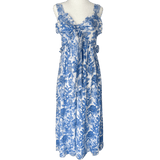 SARA KHATIB DESIGN DRESSES THE HARBOR DRESS CORNFLOWER FLORAL