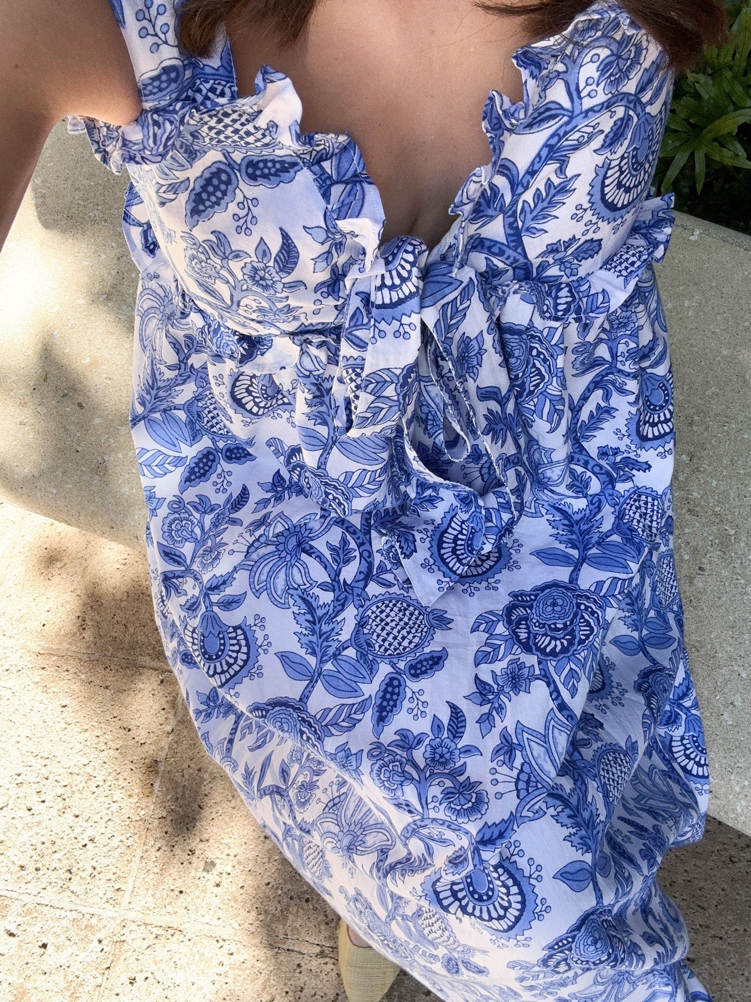 SARA KHATIB DESIGN DRESSES THE HARBOR DRESS CORNFLOWER FLORAL