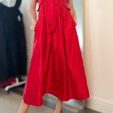 SARA KHATIB DESIGN DRESSES THE HARBOR DRESS HOLIDAY RED