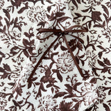 SARA KHATIB DESIGN Napkin Chocolate Wildflower Napkins