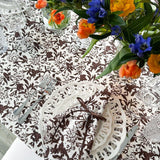 SARA KHATIB DESIGN Napkin Chocolate Wildflower Napkins