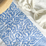 SARA KHATIB DESIGN Pareo CERULEAN FERN ANTIBES PAREO CERULEAN FERN