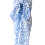 SARA KHATIB DESIGN Pareo CERULEAN FERN ANTIBES PAREO CERULEAN FERN