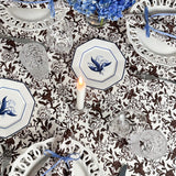 SARA KHATIB DESIGN Tablecloth Chocolate Wildflower Tablecloth