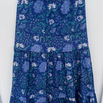 SARA KHATIB DESIGN TOP THE SOUTHPORT SKIRT - DEEP AZURE FLORAL