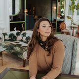 Sarah Alexis Sweater Carey Piped Cashmere Sweater