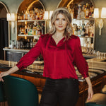 Sarah Alexis Tops Rachel Silk Blouse