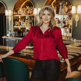 Sarah Alexis Tops Rachel Silk Blouse