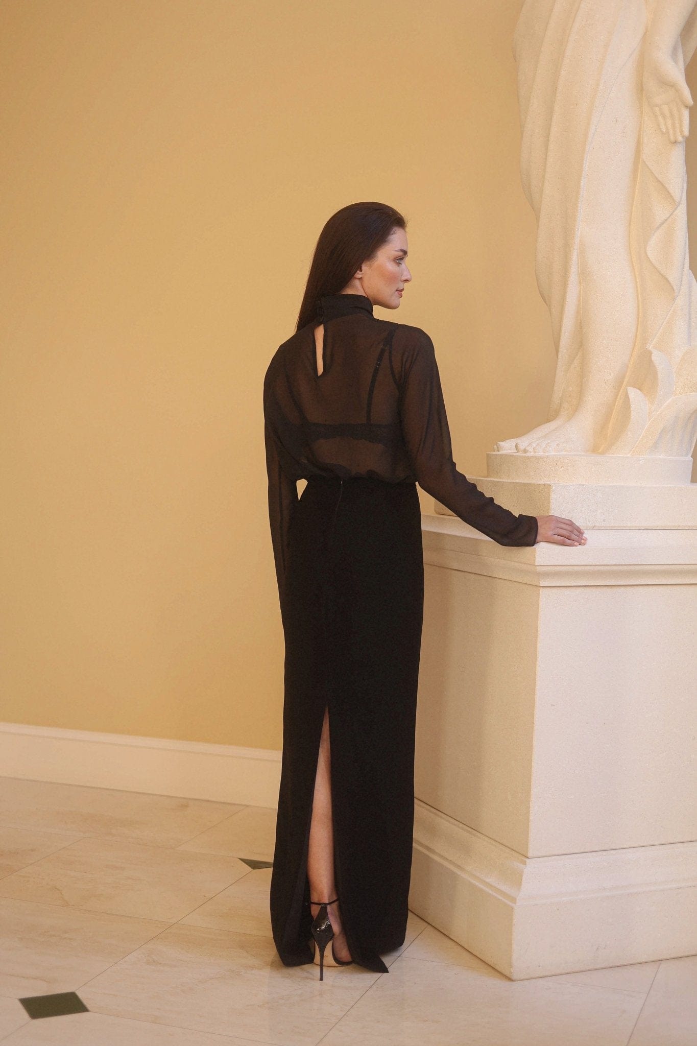 Serenity Be Skirt Anastasia Black Tube Maxi Skirt