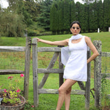 Sister New York Dress Bardot Dress White