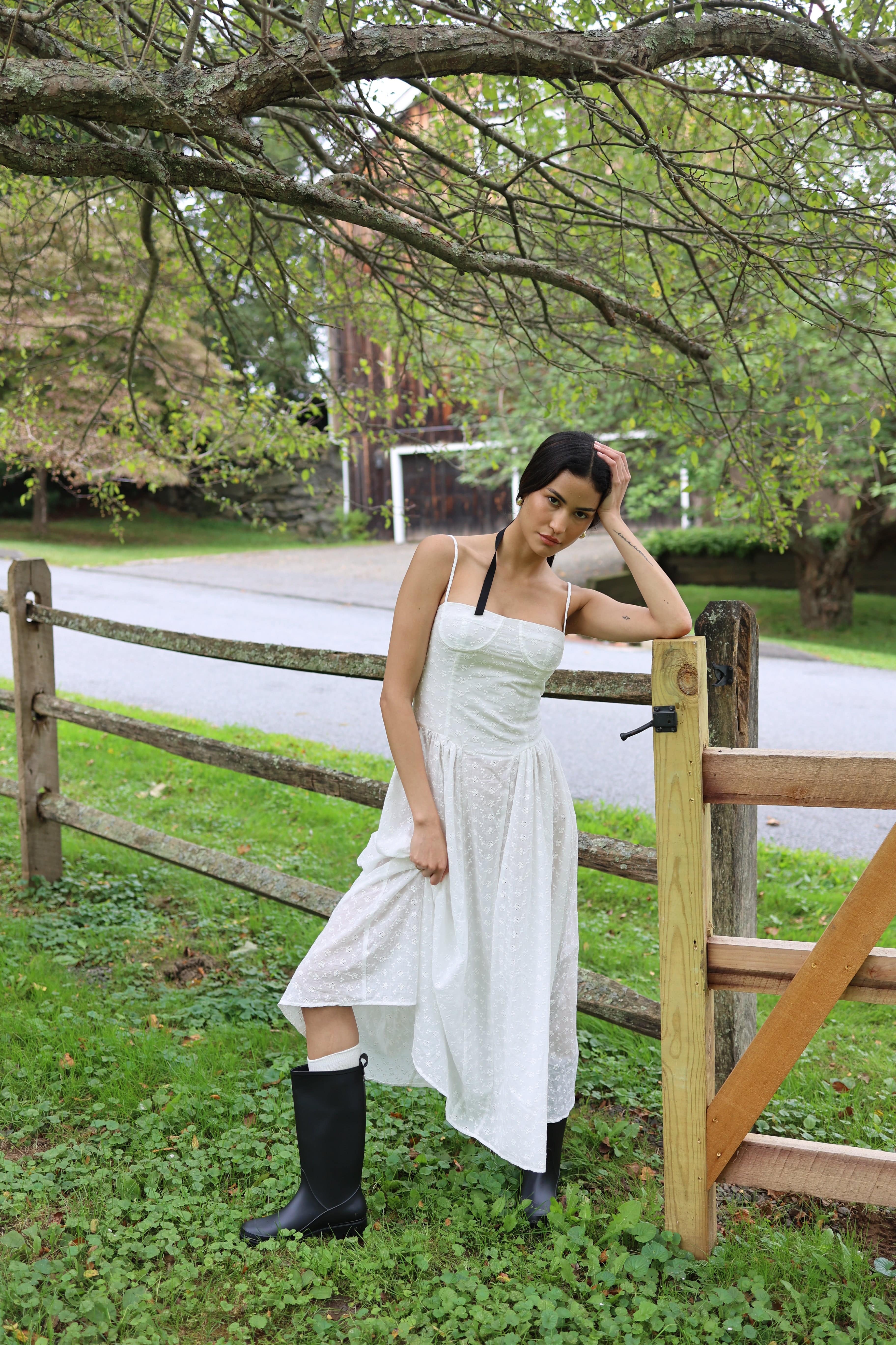 Sister New York Dress Lou Lou Dress White Eyelet
