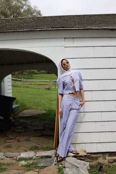 Sister New York Pants Portofino Pant Blue Stripe