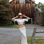Sister New York Skirt Savanna Skirt White Eyelet