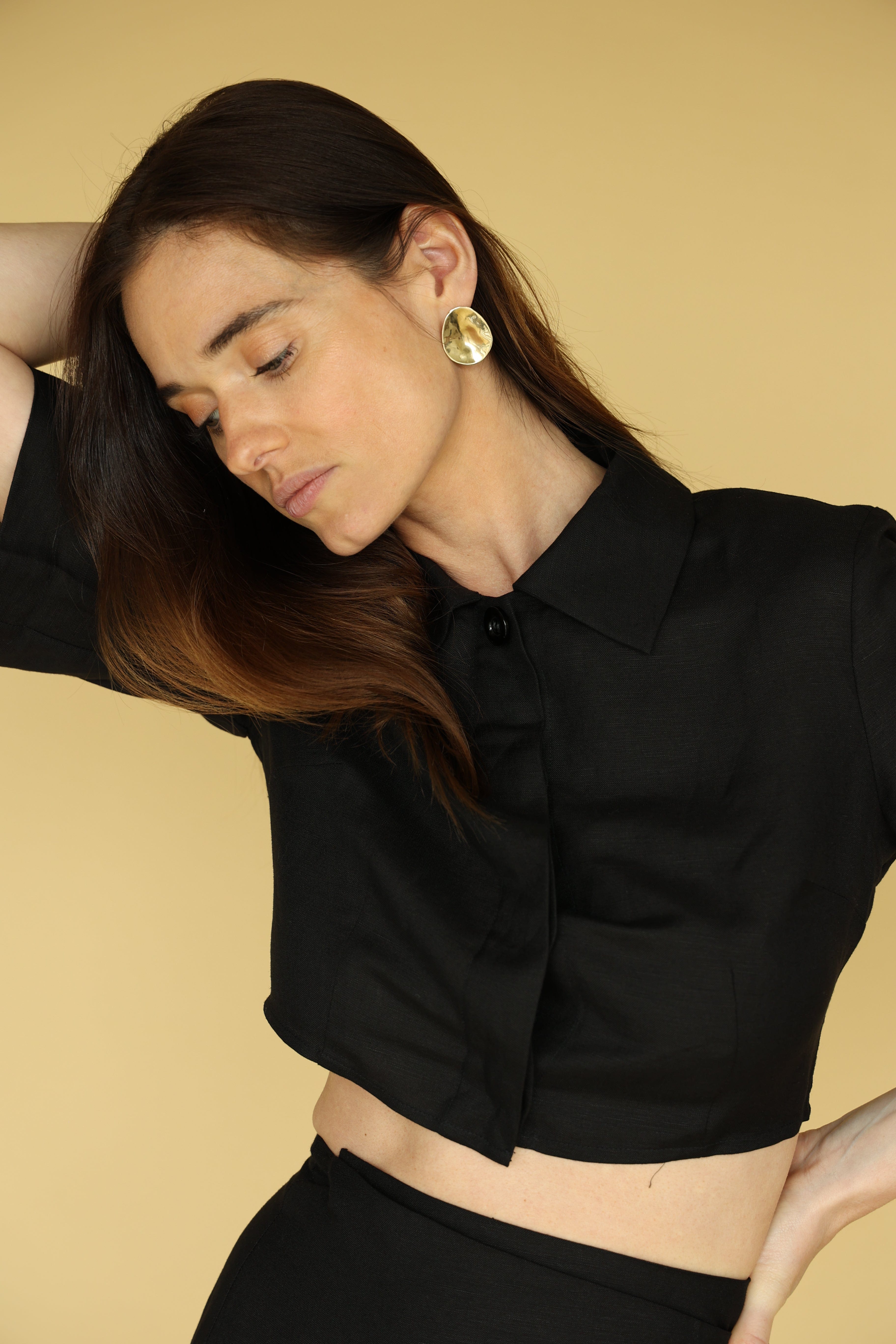 Sister Swim Frankie Top in Black