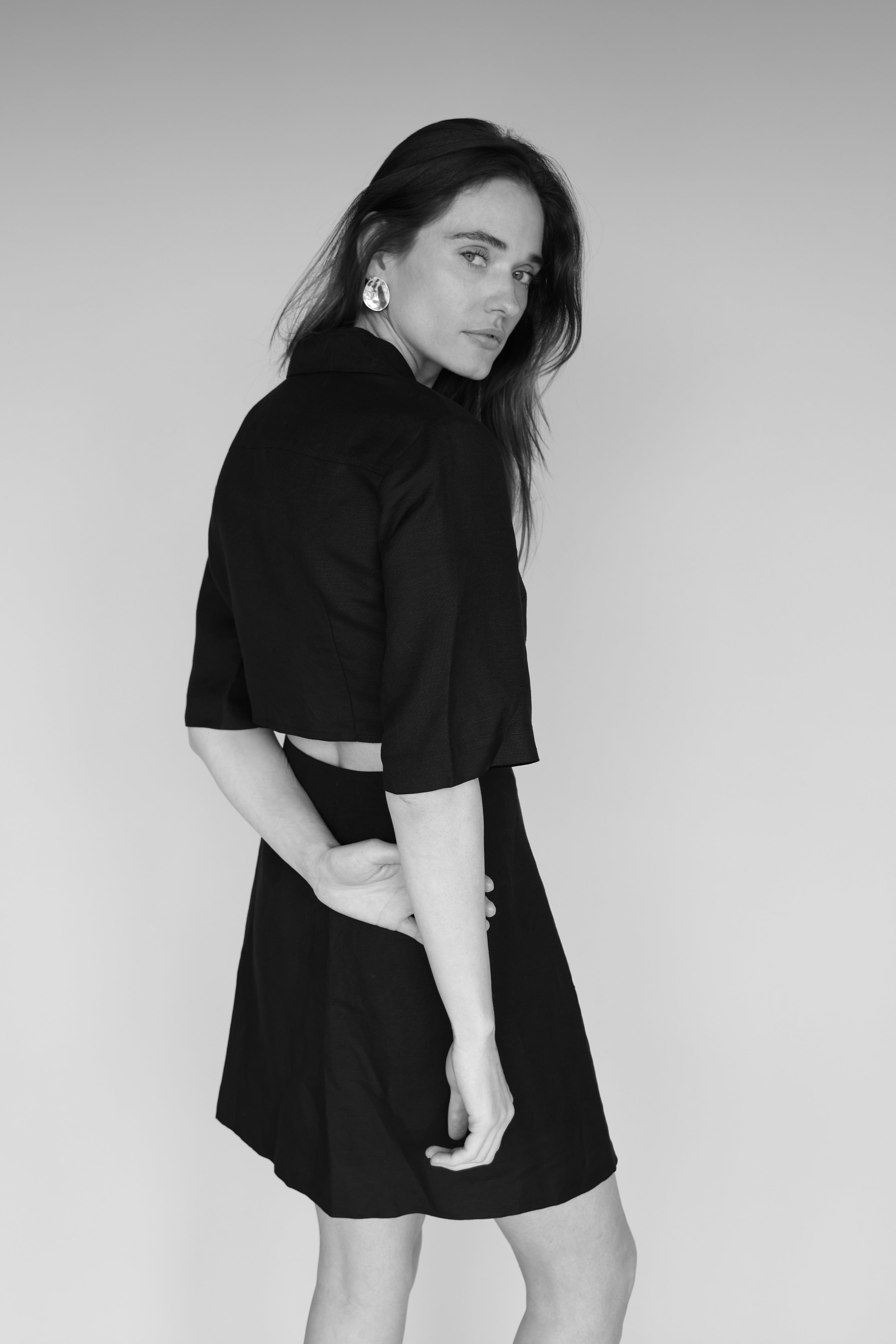Sister Swim Frankie Top in Black