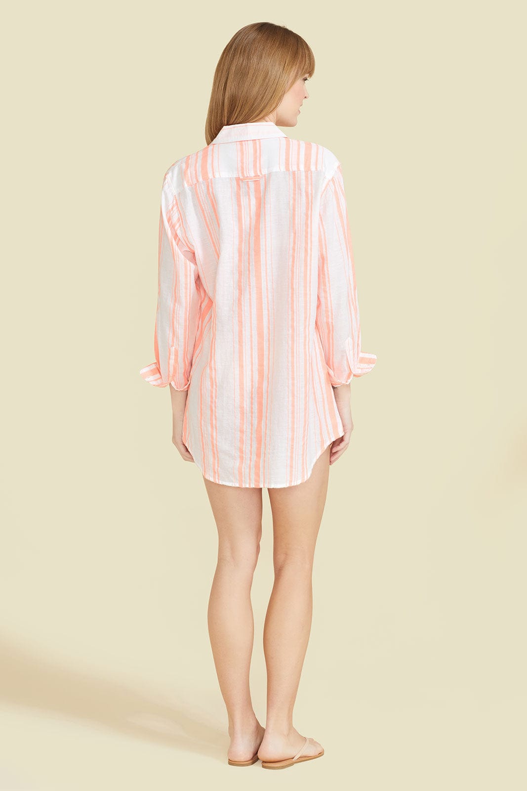 SITANO Cover Up Primavera Shirt Dress