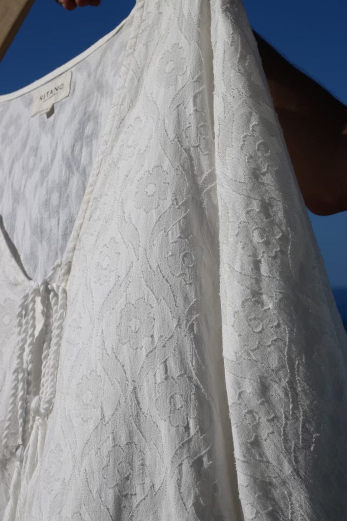 SITANO Dress Siena Bell Sleeve Dress - White