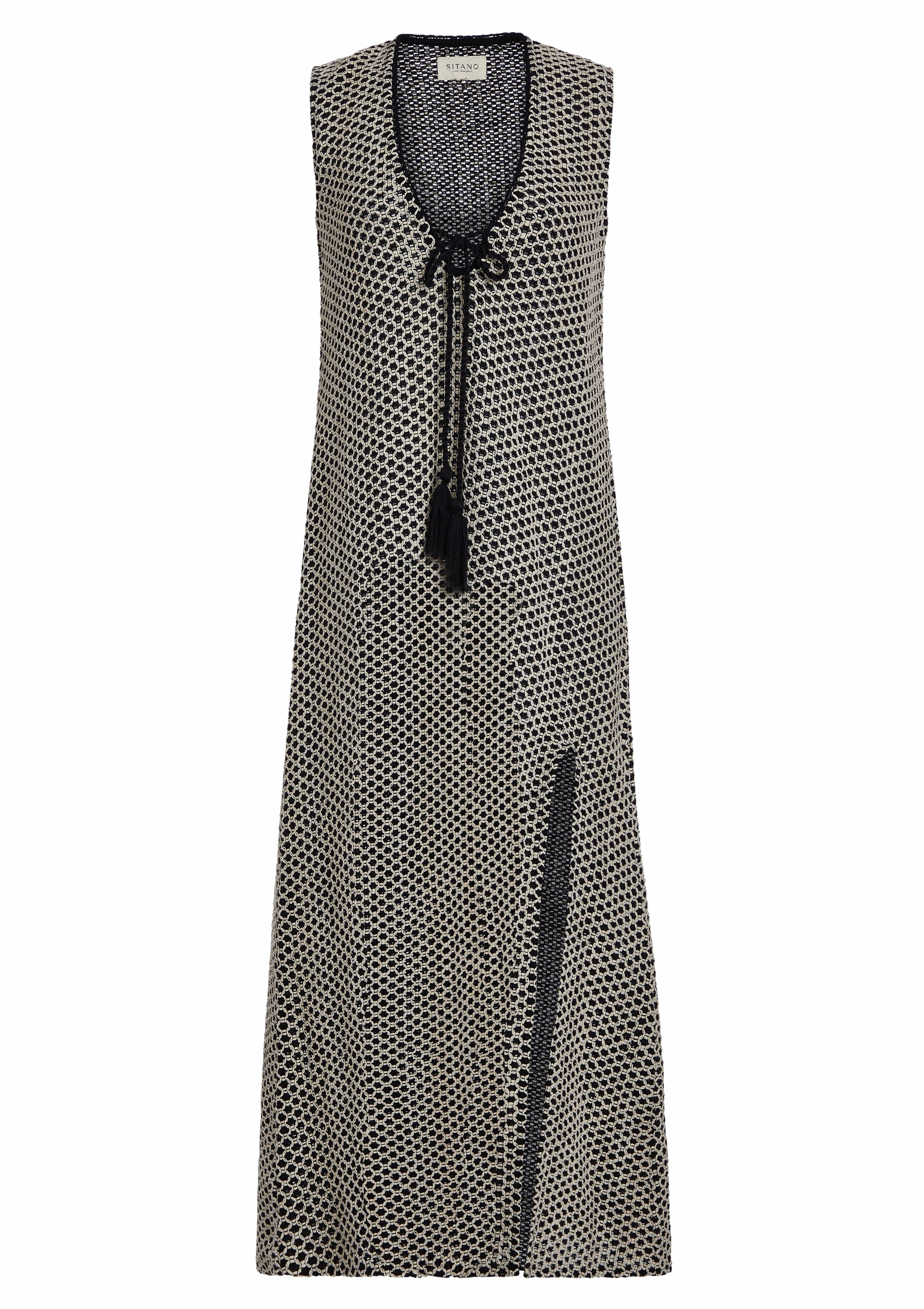 SITANO Dress XS / Black/Cream Sorrento Dress - Black and Cream