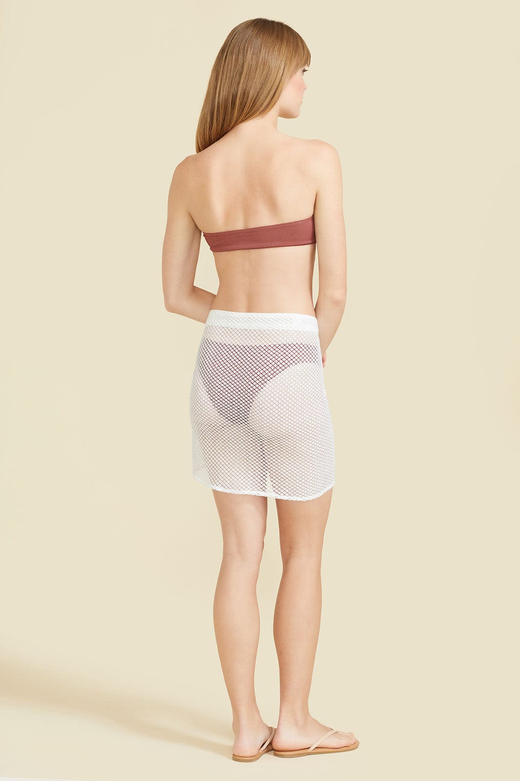 SITANO Sicily Sarong - White Crochet