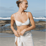 SITANO Sicily Sarong - White Crochet