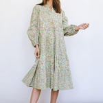 Sunshine Tienda® Dresses Key Lime Flower Anna Dress